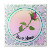 Red Rose Tegeltje (Voorkant)