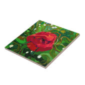 RED ROSE  TEGELTJE (Zijkant)