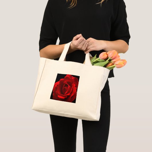 Red Rose-tetcna Mini Tote Bag (Voorkant (product))