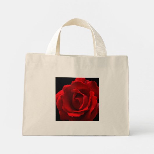 Red Rose-tetcna Mini Tote Bag (Achterkant)