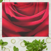 Red Rose Theedoek (Gevouwen)