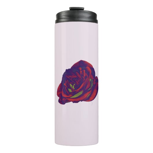Red Rose Thermal Tumbler Thermosbeker (Voorkant)