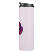 Red Rose Thermal Tumbler Thermosbeker (Geroteerd rechts)
