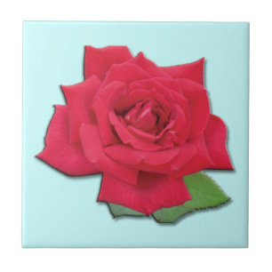 Red Rose Tile Tegeltje