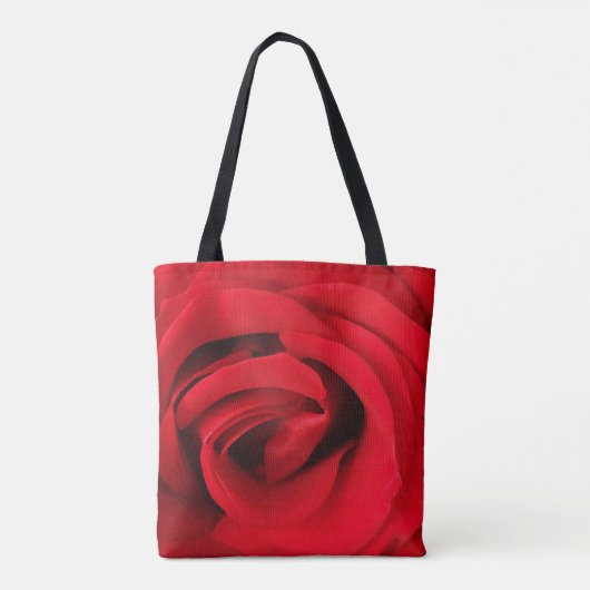 Red Rose Tote Bag (Achterkant)