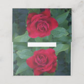 Red Rose Up Close Plaatskaartje (Buitenkant ongevouwen)