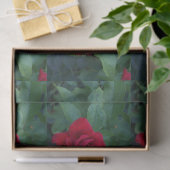 Red Rose Up Close Tissuepapier (Geschenk)