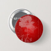 Red Rose Valentijn Ronde Button 5,7 Cm (Voorkant /achterkant)