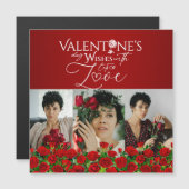 Red Rose Valentine’s Day Photo Collage (Voorkant / Achterkant)