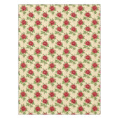 Red rose vintage pattern tafelkleed (Voorkant)