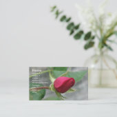 Red Rose Visitekaartje (Staand voorkant)