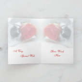 Red Rose - voor je kaart (Binnen)