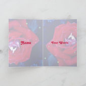 Red Rose voor jou Kaart (Binnen)