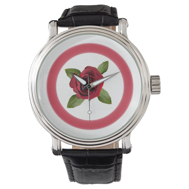 Red Rose Watch Horloge (Voorkant)