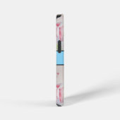 Red Rose Watercolor floral Flower Phone iPhone Hoesje (Rechterkant)