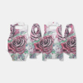 Red Rose Waterverf Art Party Cake Favor Box Bedankdoosjes (Uitgevouwen)