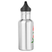 Red Rose Waterverf Black Waterfles (Links)