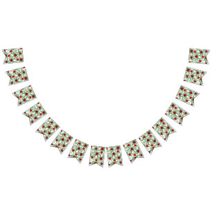 Red Rose Wedding Elegant Classic Vlaggetjes