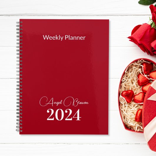 Red Rose Weekly Maandelijkse Business Planner