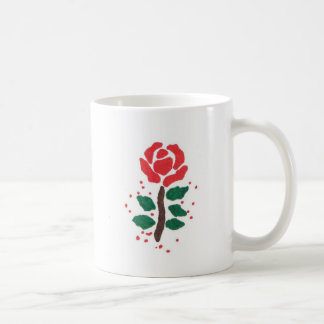 RED ROSE WHITE 11 OZ MOK