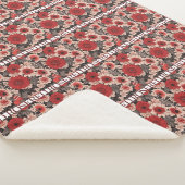 Red Rose White Rose Sherpa Deken (3/4)