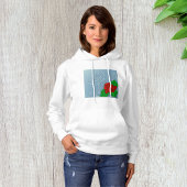 Red Rose Womens Hoodie