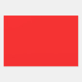  Red Rose Wrapping Paper Flat Sheet Set van 3 (Voorkant 3)