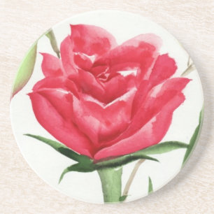 Red Rose Zandsteen Onderzetter