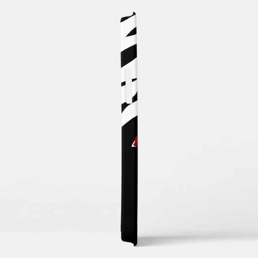 Red Rose Zebra Afdrukken op maat Case-Mate iPhone Case (Achterkant / Rechts)