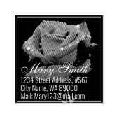 Red Rose Zelfinktende Stempel (Design)