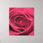 Red Rosebud Canvas Afdruk (Voorkant)