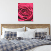 Red Rosebud Canvas Afdruk (Insitu (Slaapkamer))