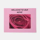 Red Rosebud Deurmat (Voorkant)