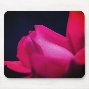 Red Rosebud Flower Muismat