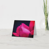 Red Rosebud Flower Note Kaart