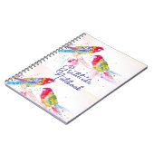 Red Rosella Parrot Parrots Birds Gratitude Journal Notitieboek (Linkerzijde)