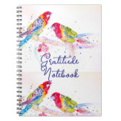 Red Rosella Parrot Parrots Birds Gratitude Journal Notitieboek (Voorkant)