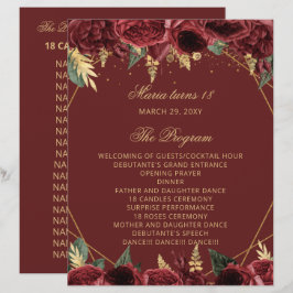 Red Roses 18 Candles and Rozen Ceremony Programma
