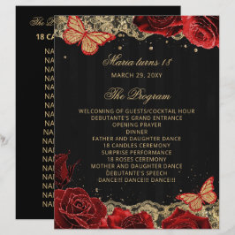 Red Roses 18 Candles and Rozen Ceremony Programma