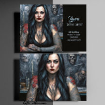 Red Roses and Skulls Vrouw Tattoo Artiest