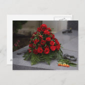 Red Roses Arrangement Briefkaart (Voorkant / Achterkant)