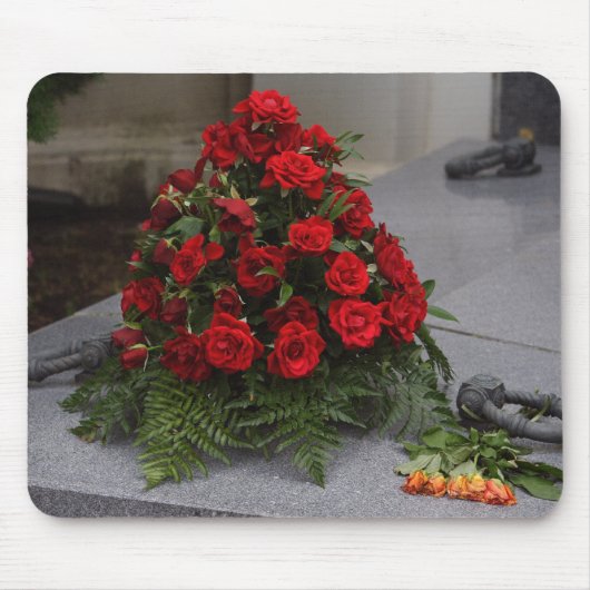 Red Roses Arrangement Muismat (Voorkant)