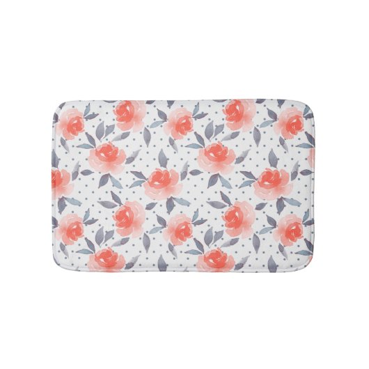 Red roses badmat (Voorkant)