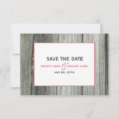 Red Roses & Barnwood Wedding Save the Date (Achterkant)