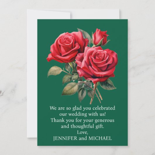 Red Roses bedankt (Voorkant)