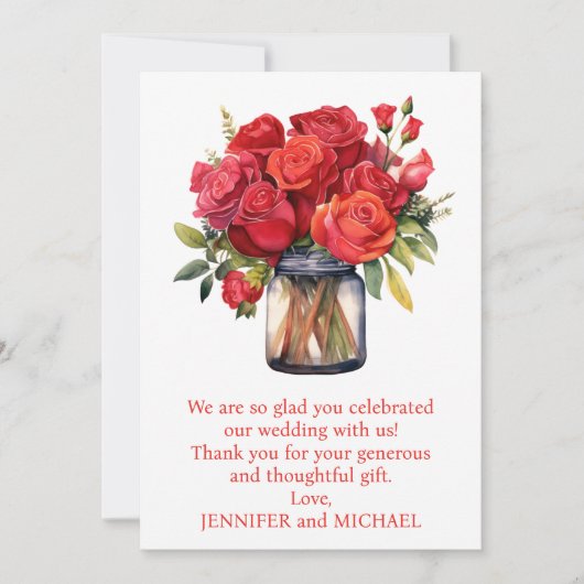 Red Roses bedankt (Voorkant)