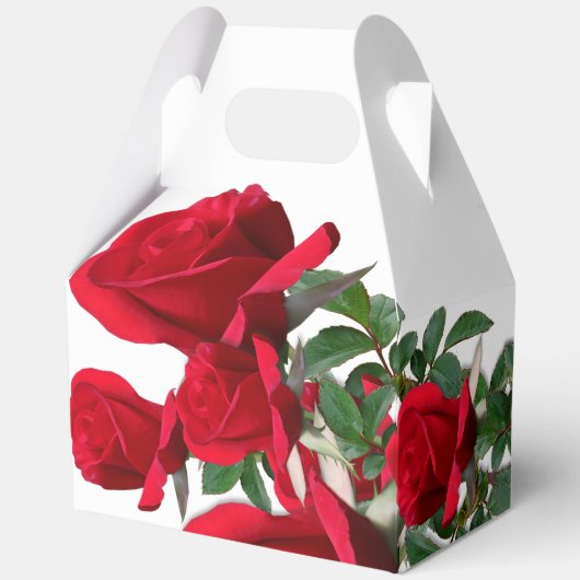 Red Roses Bedankt Handle Favor Boxes Bedankdoosjes (Achterkant)
