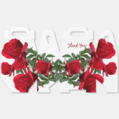 Red Roses Bedankt Handle Favor Boxes Bedankdoosjes (Ongevouwen)