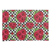 Red Roses Bouquet Floral Love Rockabilly Kussensloop (Voorkant-Rechts)