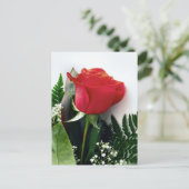 Red roses briefkaart (Staand voorkant)